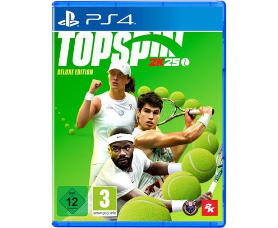 2K PS4 TopSpin 2K25 (Top Spin) Deluxe Edition Playstation 4 (PS4) video spēle