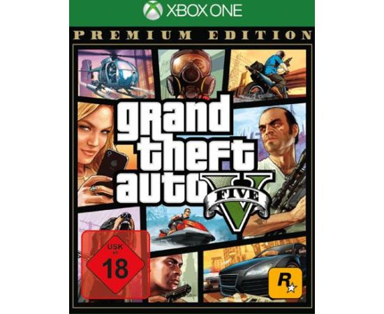 Rockstar XBOX1 GTA Grand Theft Auto V (5) Premium Edition Xbox One video spēle