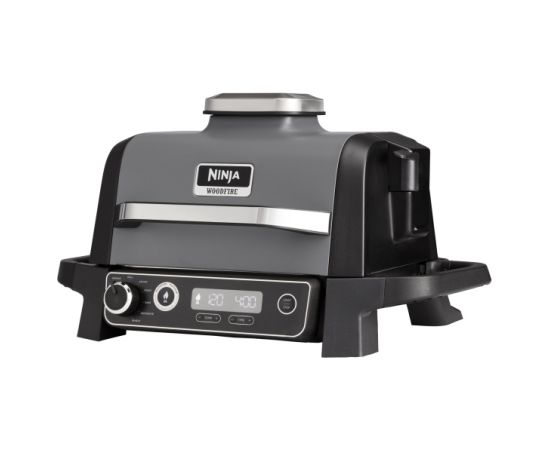 Ninja Woodfire OG701EU Electric BBQ Grill &amp; Smoker, 2400 W, Black