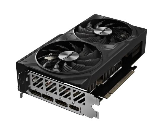 Graphics Card GIGABYTE NVIDIA GeForce RTX 4060 Ti 8 GB GDDR6 128 bit PCIE 3.0 16x GPU 2550 MHz Dual Slot Heatpipe 1xHDMI 3xDisplayPort GV-N406TWF2OCV2-8GD