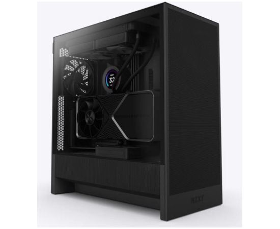 Case NZXT H5 FLOW RGB 2024 MidiTower Case product features Transparent panel Not included ATX EATX MicroATX MiniITX Colour Black CC-H52FB-R1