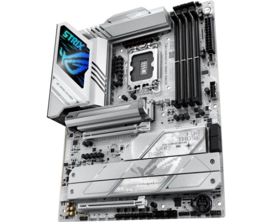 Mainboard ASUS Intel Z890 LGA1851 ATX Memory DDR5 Memory slots 4 1xPCI-Express 4.0 16x 1xPCI-Express 5.0 16x 5xM.2 1xHDMI 1xDisplayPort 1xAudio-In 1xAudio-Out 2xUSB 3.0 5xUSB 3.1 1xUSB-C 2xUSB-C w/Thunderbolt 1xOptical S/PDIF 1xRJ45 ROGSTRIXZ890-AGAMWIFI