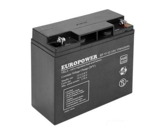 BATTERY 12V 17AH VRLA/EP17-12 EUROPOWER EMU