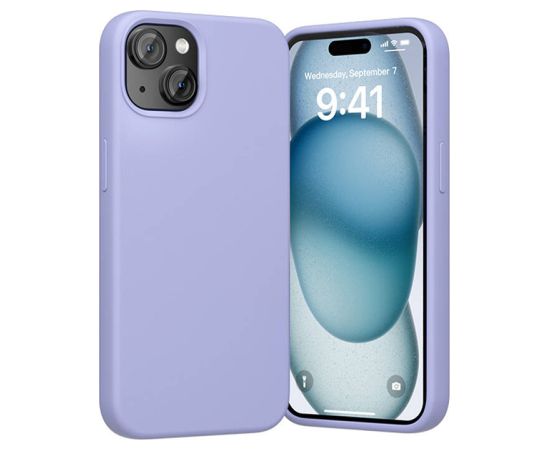 Vention KUFV0-20 Silicone Case for iPhone 15 Plus (purple)