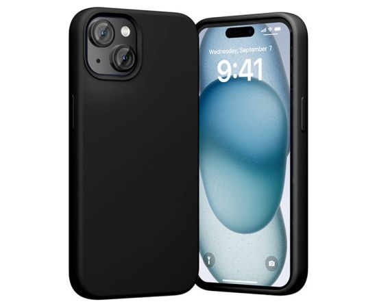 Vention KUFB0-20 Silicone Case for iPhone 15 Plus (black)