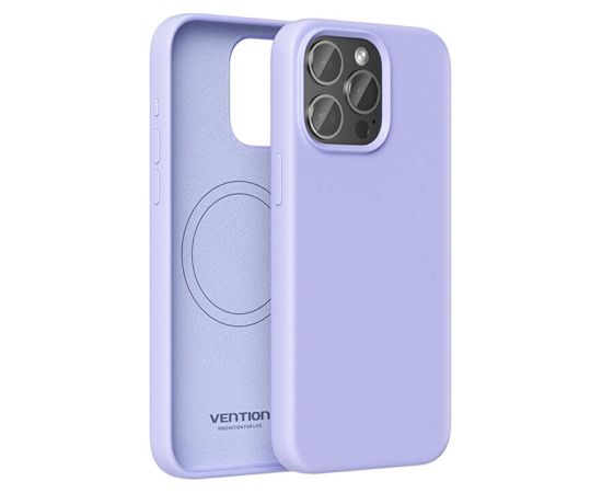 Vention KUFV0-40 Silicone Case for iPhone 15 Pro Max (purple)