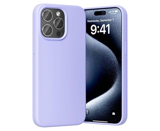 Vention KUFV0-40 Silicone Case for iPhone 15 Pro Max (purple)