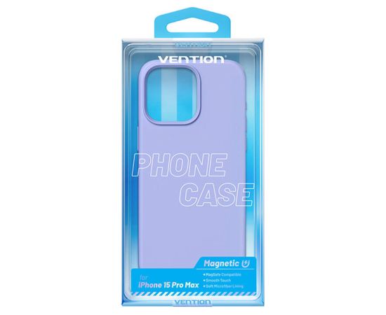 Vention KUFV0-40 Silicone Case for iPhone 15 Pro Max (purple)