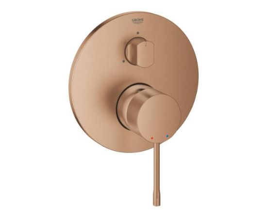 Grohe iebūvējamā dušas maisītāja Essence virsapmetuma daļa, ar 3 ceļu pārslēdzēju, brushed warm sunset