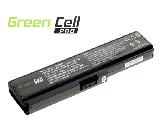 Akumulators Green Cell Toshiba Satellite U500/L750/A650/C650/C655/PA3634U-1BRS 10.8V 6 cell (TS03PRO)