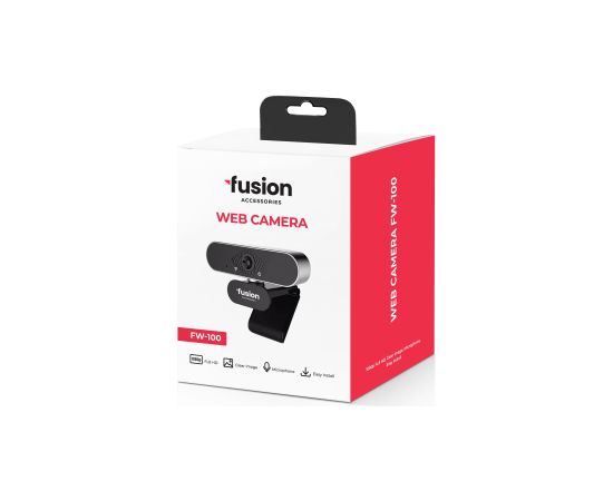 Fusion FW-100 WEB-камера USB 2.0 | 1080p | HD микрофон| черный