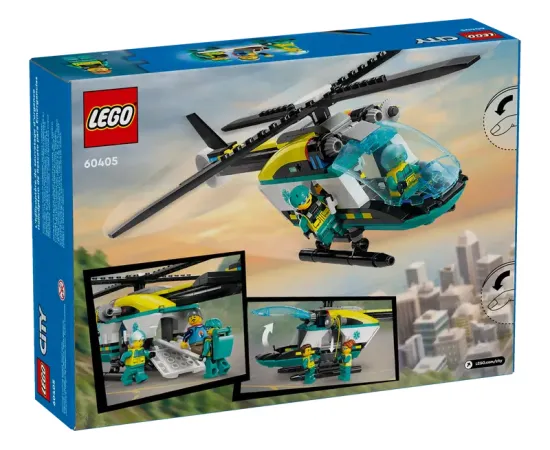 LEGO City Ārkārtas glābšanas helikopters (60405)