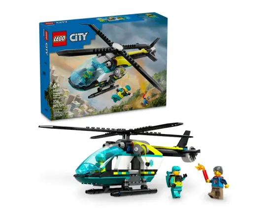 LEGO City Ārkārtas glābšanas helikopters (60405)