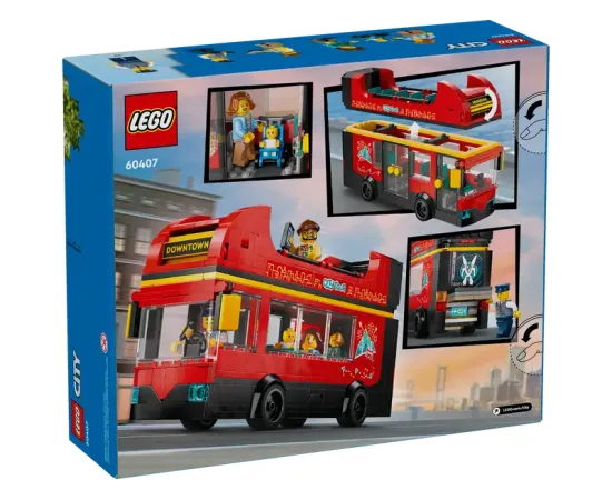 LEGO City Красный двухэтажный экскурсионный автобус (60407)