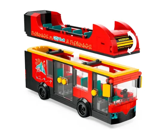 LEGO City Красный двухэтажный экскурсионный автобус (60407)