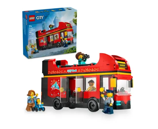 LEGO City Красный двухэтажный экскурсионный автобус (60407)