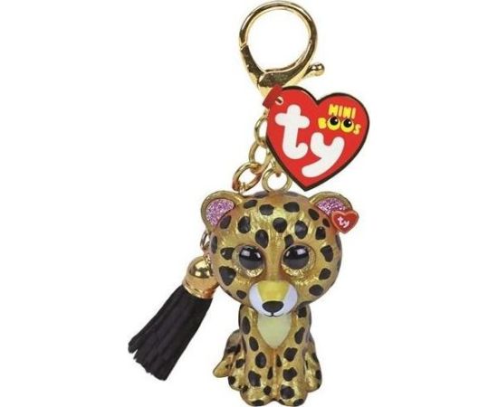 TY Mini Boos Keychain Pendant Leopard