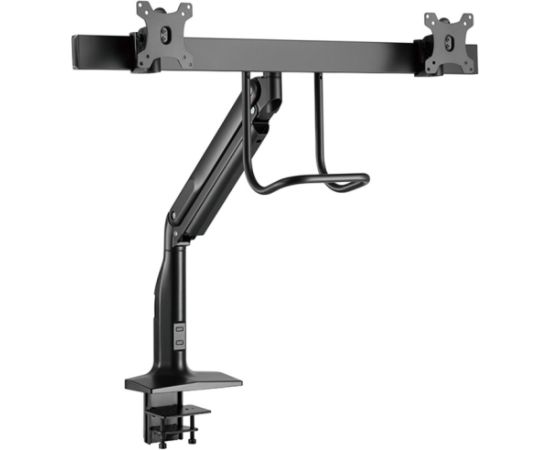 HAGOR gas lift arm dual, monitor holder (black)