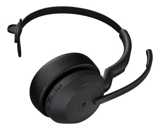 Jabra Evolve2 55, Headset (black, mono, UC, USB-A, Link380a)