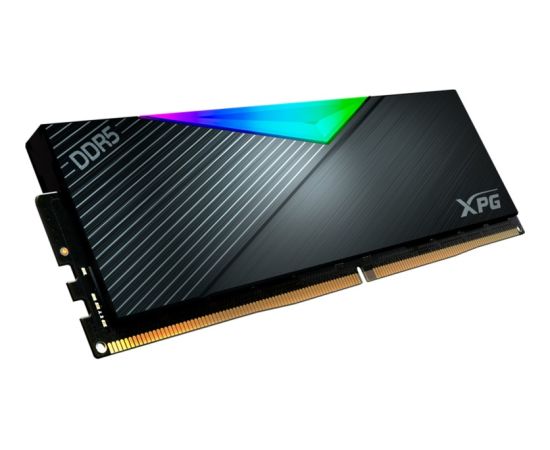 ADATA DDR5 16GB - 7200 - CL - 34 - Single-Kit - DIMM, AX5U7200C3416G-CLARBK, Lancer RGB, XMP, black