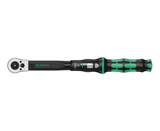 Wera torque wrench Click-Torque C 2 Push R/L (black/green, output 1/2) 05075625001