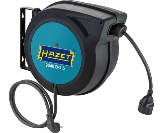 Hazet electric cable reel 9040 D-2.5, cable drum (black, 20 + 1.5 meters)