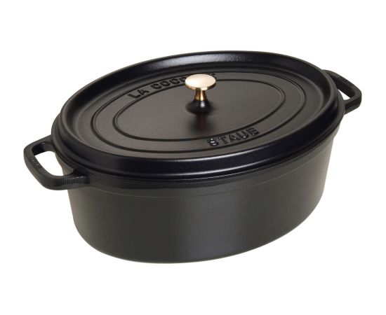 Zwilling STAUB CAST IRON OVAL POT 4.2L BLACK