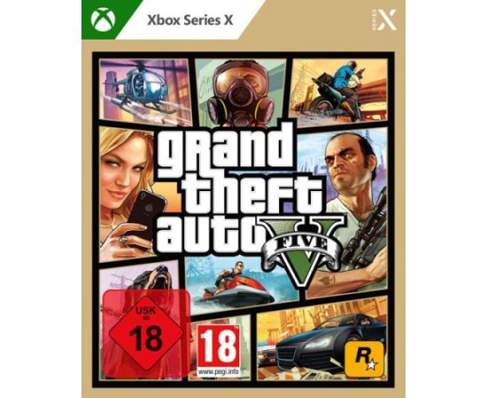 Rockstar XSX GTA Grand Theft Auto V (5) Xbox Series X video spēle