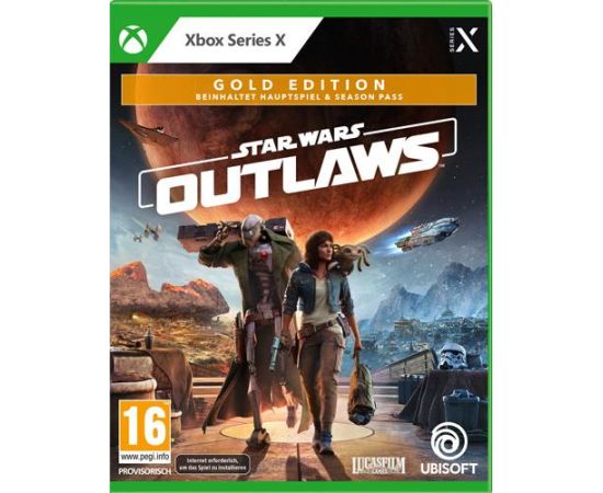 Ubisoft XSX Star Wars Outlaws Gold Edition Xbox Series X video spēle