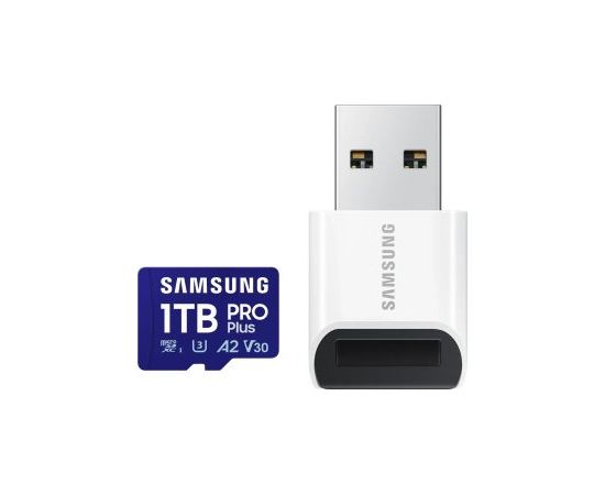 MicroSD Card   1TB Samsung SDXC PRO Plus (2024) Reader retail