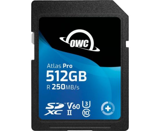 OWC 512GB Atlas Pro SDXC UHS-II V60 Media Card