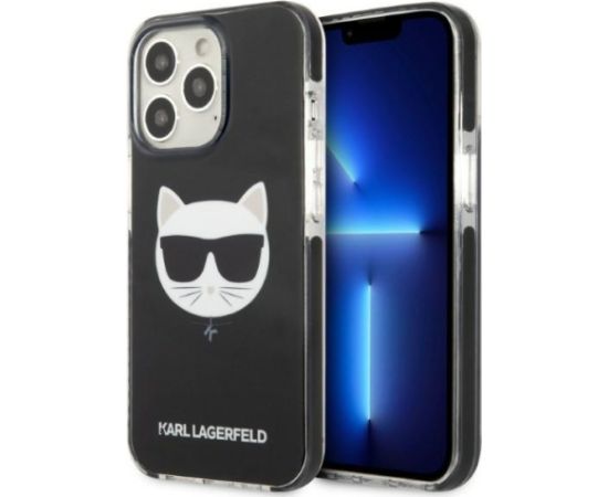 Karl Lagerfeld TPE Choupette Head Case for iPhone 13 Pro Black