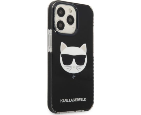 Karl Lagerfeld TPE Choupette Head Case for iPhone 13 Pro Black