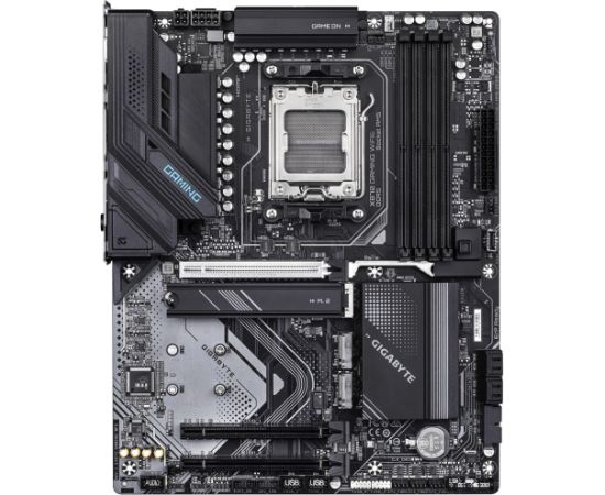 GIGABYTE X870 GAMING WIFI6 Motherboard - Supports AMD Ryzen 9000 CPUs, 8+2+2 phases VRM, up to 8000MHz DDR5 (OC), 1xPCIe 5.0 + 2xPCIe 4.0, Wi-Fi 6, 2.5GbE LAN, USB 4