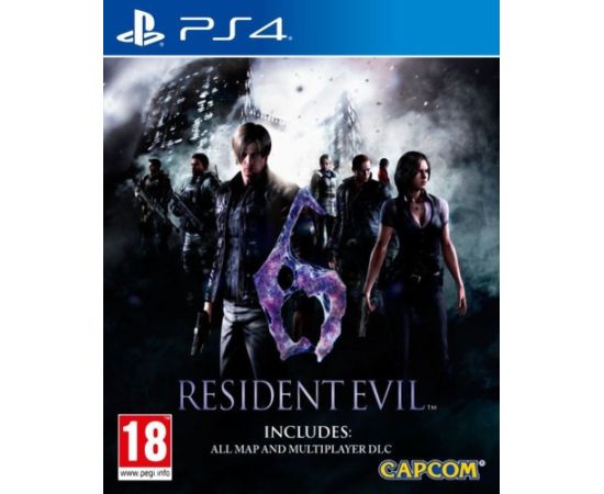 Capcom PS4 RESIDENT EVIL 6 (INCLUDES: ALL MAP AND MULTIPLAYER DLC)