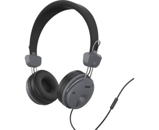 Hama 00184145 Fun On-ear Headphones, Black