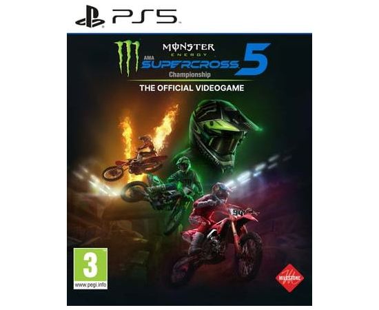 Milestone PS5 Monster Energy Supercross 5 Playstation 5 (PS5) video spēle