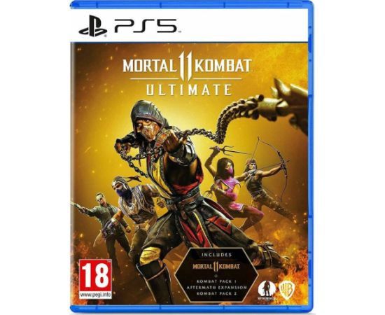 Warner Bros. PS5 Mortal Kombat 11 - Ultimate Edition (Includes Kombat Pack 1  2 + Aftermath Expansion)