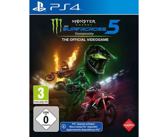 Milestone PS4 Monster Energy Supercross 5 Playstation 4 (PS4) video spēle