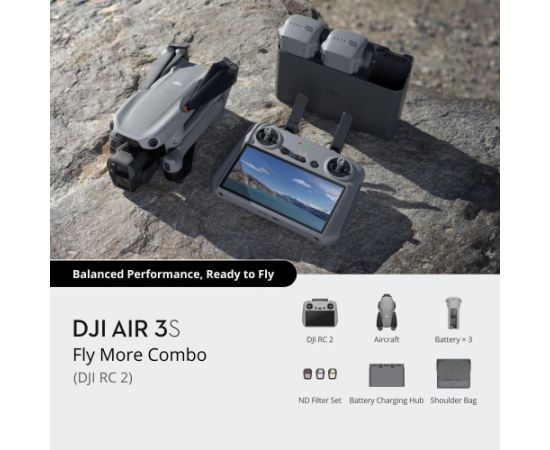 DJI Air 3S Fly More Combo with DJI RC 2 Drone Consumer