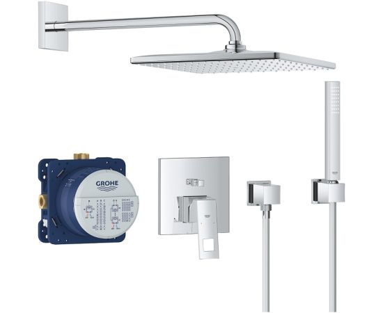 Grohe iebūvējamais dušas maisītāja komplekts Eurocube Perfect/Rainshower Mono 310 Cube, hroms