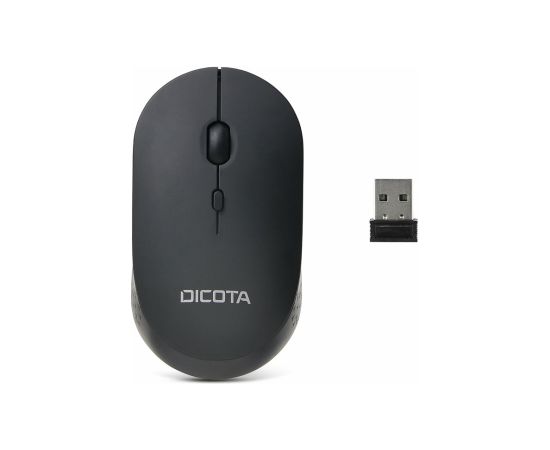 DICOTA D32003 Wireless SILENT V2 Office Ambidextrous 800/1200/1600 dpi Mouse Black