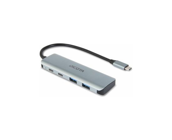 DICOTA D32061 4-in-1 Hub USB-C 4-in-1 Highspeed 10 Gbps Silver