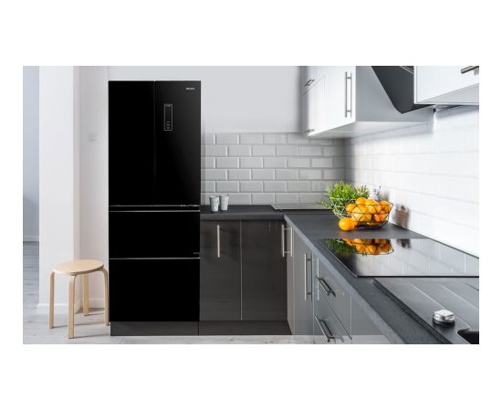 Sam Cook French Door refrigerator-freezer 351 l E Black