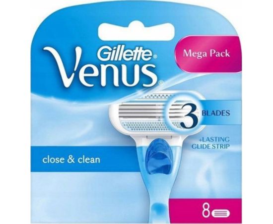 Gillette Gillette Venus Close & Clean Maszynka do golenia 8szt