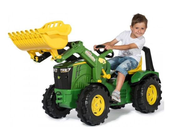 Rolly Toys John Deere Traktor na Pedały X-Trac Premium Łyżka Ciche Koła