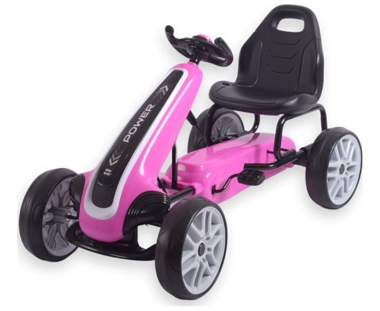 Milly Mally Milly Mally Gokart na pedały Power Pink