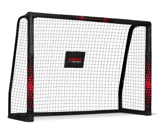 Neo-Sport Bramka do piłki nożnej 180 x 120 x 60 cm NS-463 czarno-czerwona