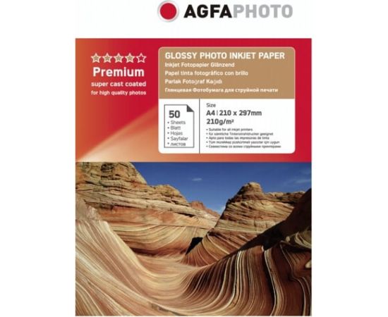 Agfaphoto фотобумага A4 Photo Glossy 210 г 50 листов