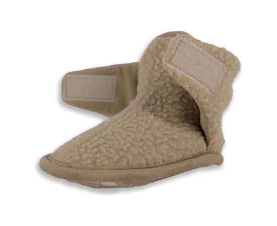 Lodger Slipper Teddy čībiņas, Beige, 6-12m - SLT 630_6-12